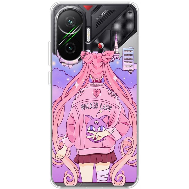 Прозорий чохол BoxFace Poco F7 Wiked Lady