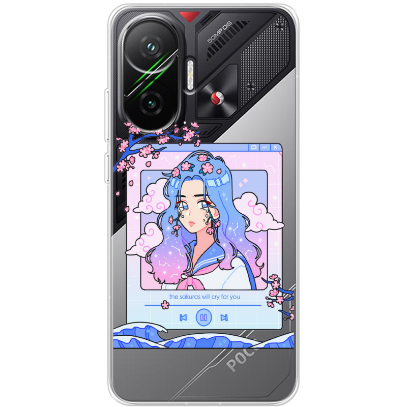 Прозорий чохол BoxFace Poco F7 The Sakuras Will Cry For You