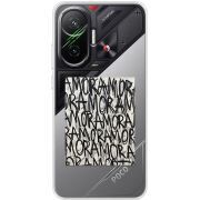 Прозорий чохол BoxFace Poco F7 Amor Amor