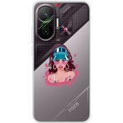 Прозорий чохол BoxFace Poco F7 Selena Gomez