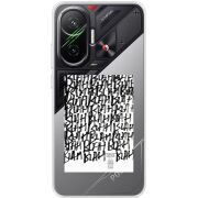 Прозорий чохол BoxFace Poco F7 Blah Blah