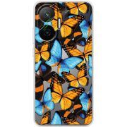 Прозорий чохол BoxFace Poco F7 Butterfly Morpho