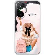 Прозорий чохол BoxFace Poco F7 Travel Girl
