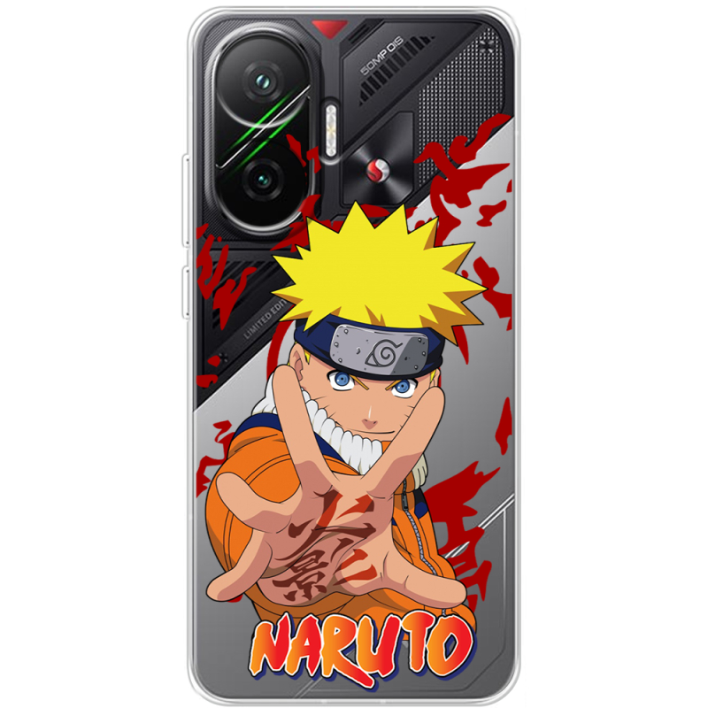 Прозорий чохол BoxFace Poco F7 Naruto