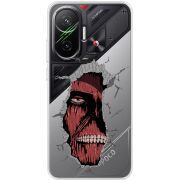 Прозорий чохол BoxFace Poco F7 Нападение Титана