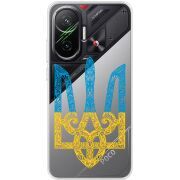 Прозорий чохол BoxFace Poco F7 Gold Trident