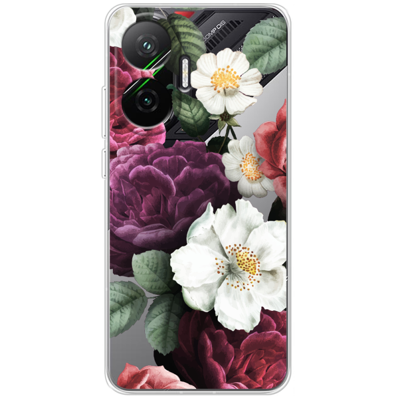 Прозорий чохол BoxFace Poco F7 Floral Dark Dreams