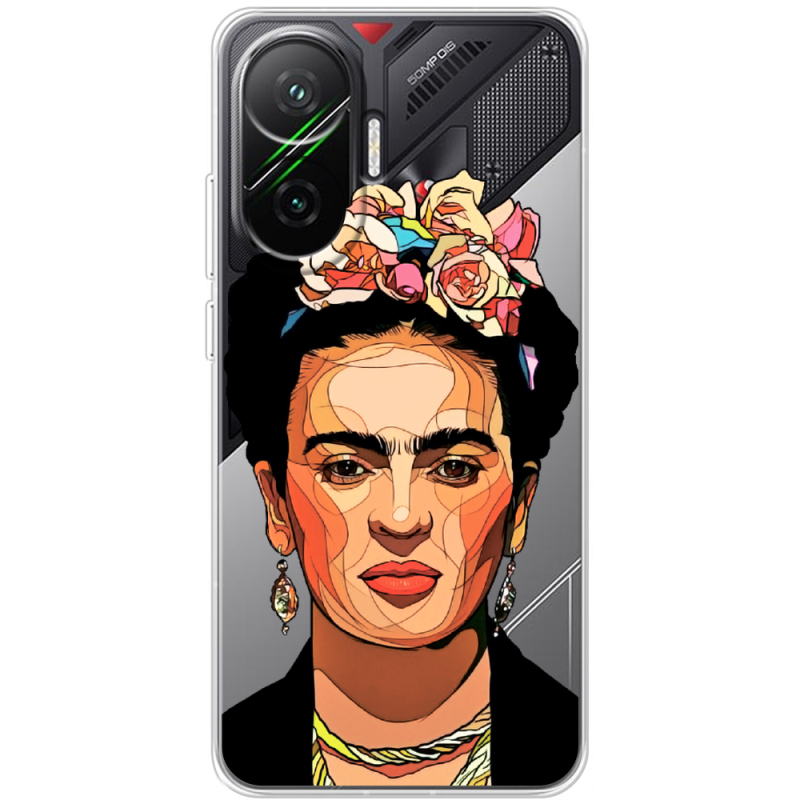 Прозорий чохол BoxFace Poco F7 Фрида Кало