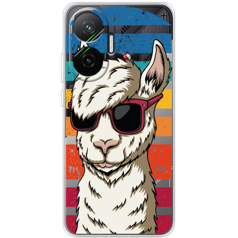 Прозорий чохол BoxFace Poco F7 Стильна Лама