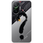 Прозорий чохол BoxFace Poco F7 Swan question