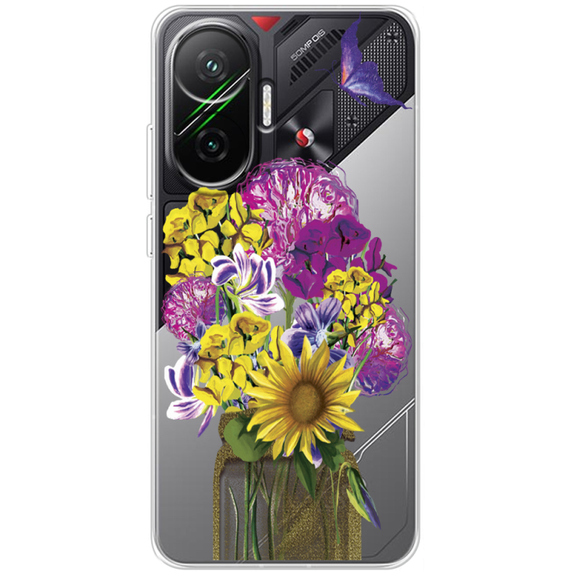 Прозорий чохол BoxFace Poco F7 My Bouquet