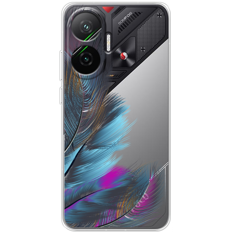 Прозорий чохол BoxFace Poco F7 Feathers