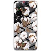 Прозорий чохол BoxFace Poco F7 Cotton flowers