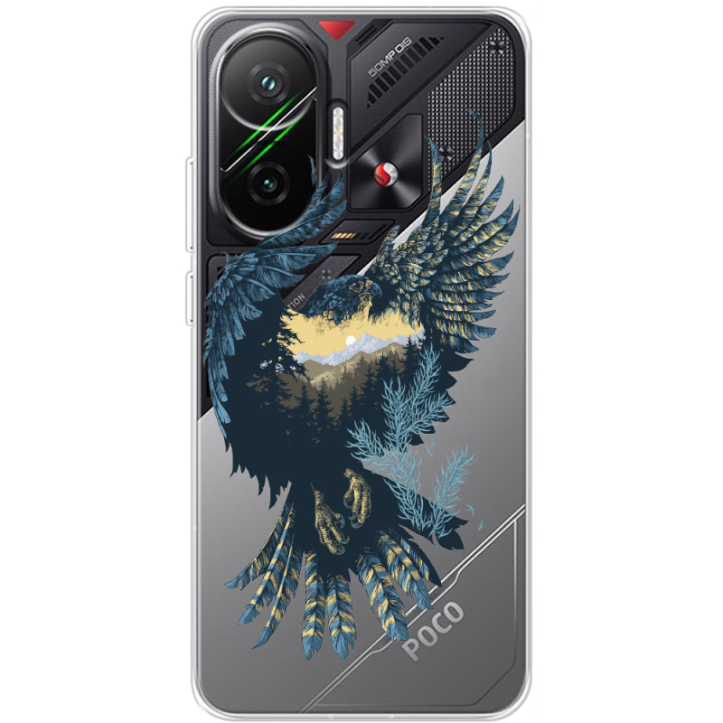 Прозорий чохол BoxFace Poco F7 Eagle