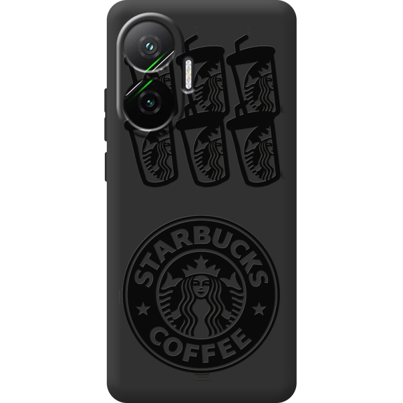 Чорний чохол BoxFace Poco F7 Black Coffee