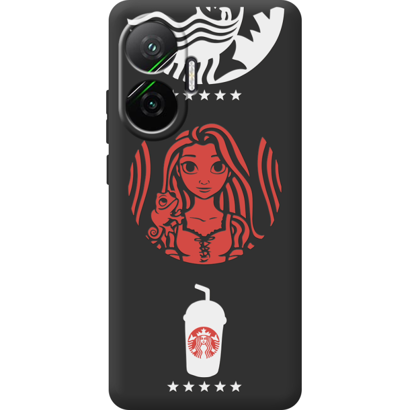 Чорний чохол BoxFace Poco F7 RedWhite Coffee