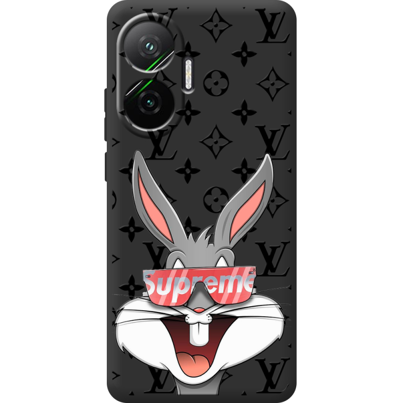 Чорний чохол BoxFace Poco F7 looney bunny