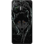 Чорний чохол BoxFace Poco F7 Wolf