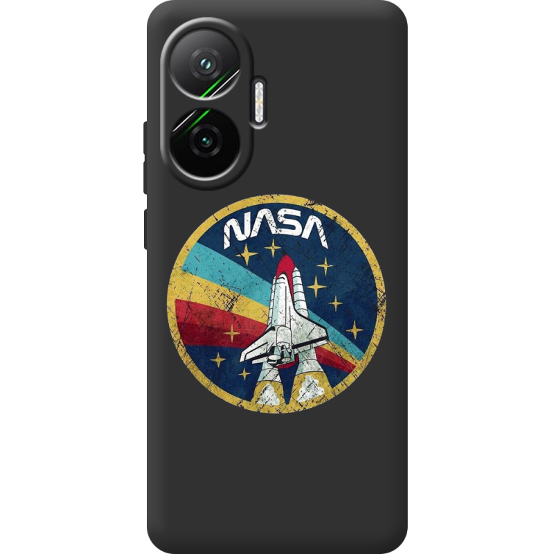 Чорний чохол BoxFace Poco F7 NASA