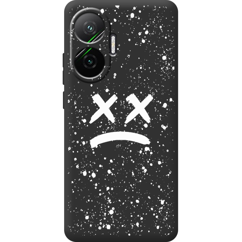 Чорний чохол BoxFace Poco F7 Sad Way