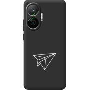 Чорний чохол BoxFace Poco F7 Paper Plane