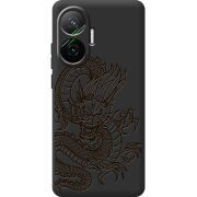 Чорний чохол BoxFace Poco F7 Chinese Dragon