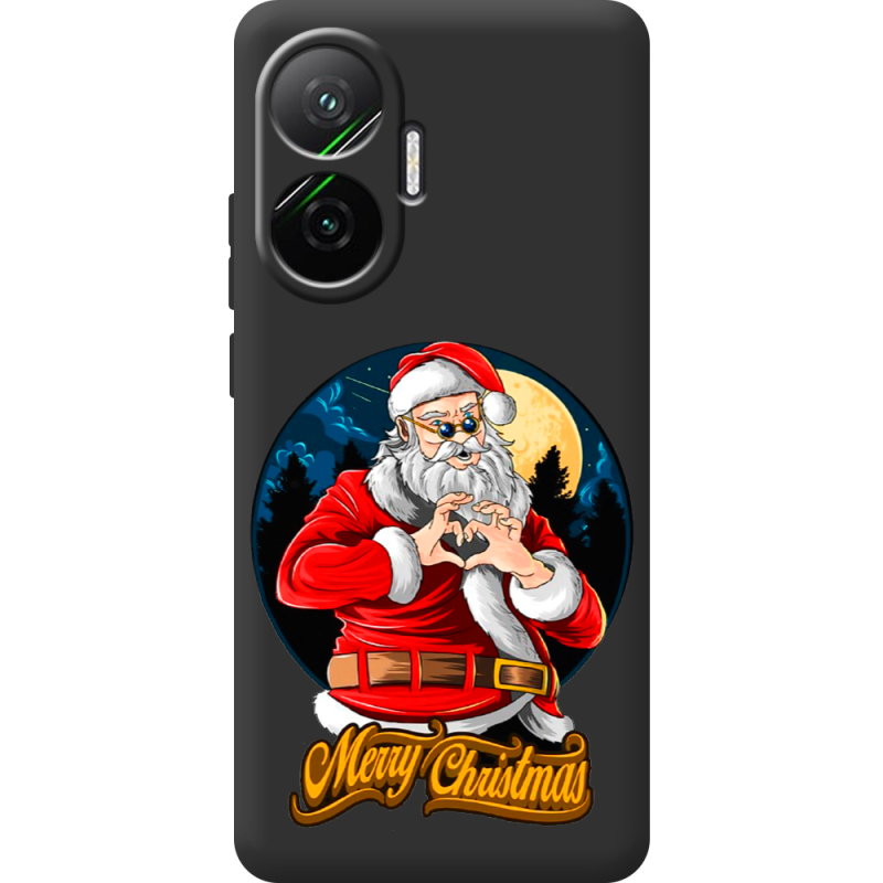Чорний чохол BoxFace Poco F7 Cool Santa