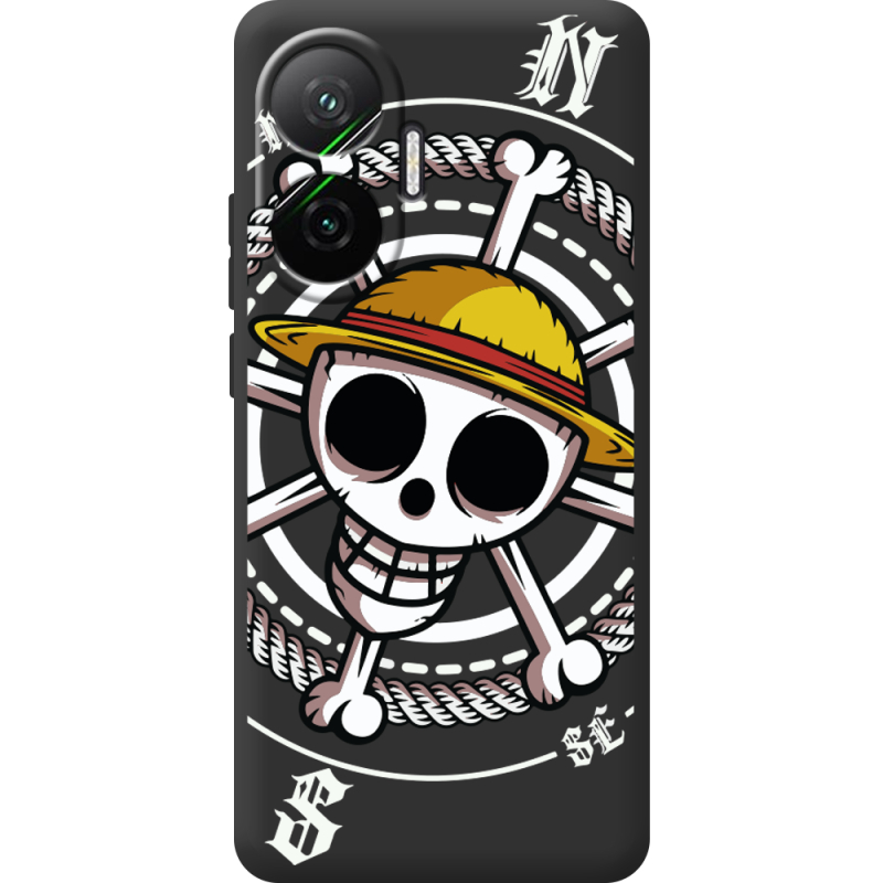 Чорний чохол BoxFace Poco F7 One Piece Компас