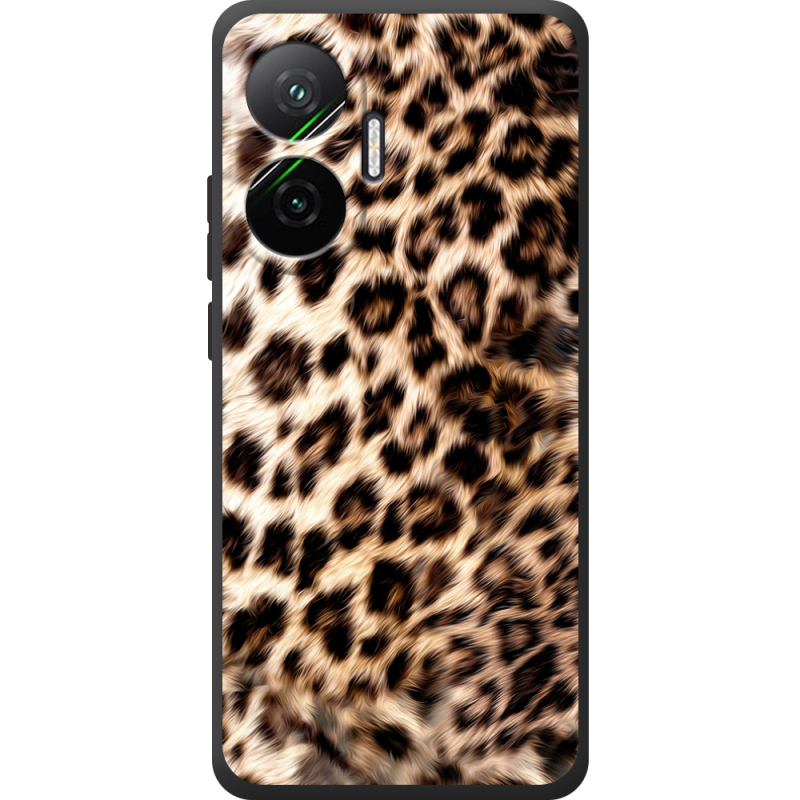 Чорний чохол BoxFace Poco F7 Леопардовий