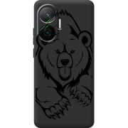Чорний чохол BoxFace Poco F7 Grizzly Bear