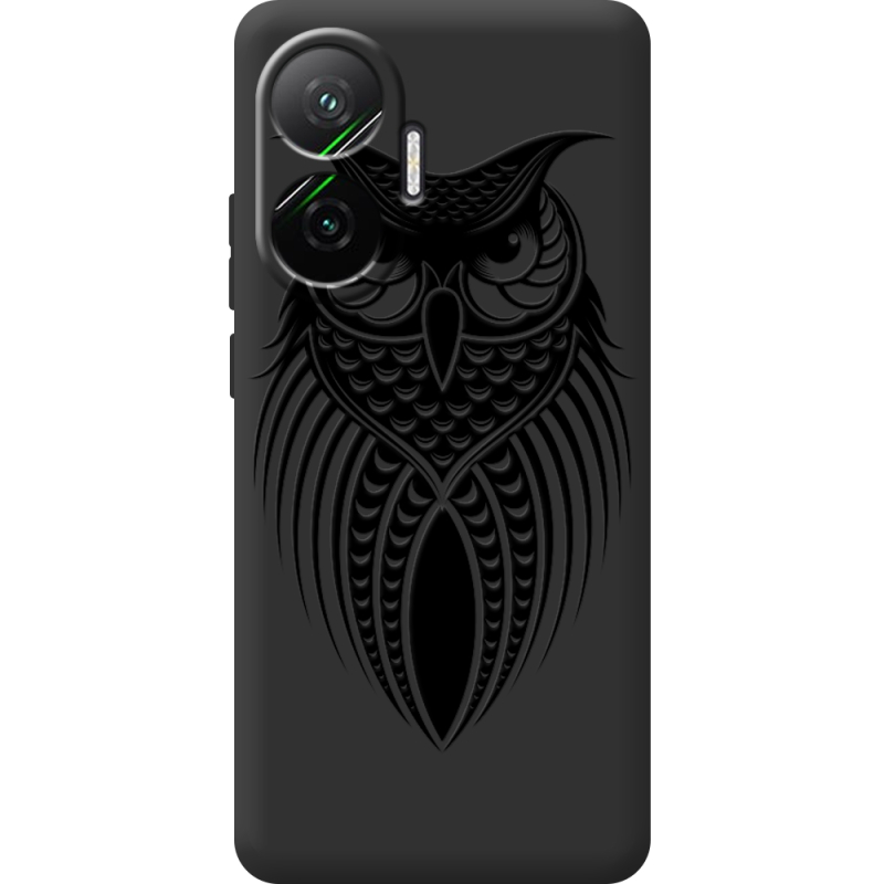 Чорний чохол BoxFace Poco F7 Owl
