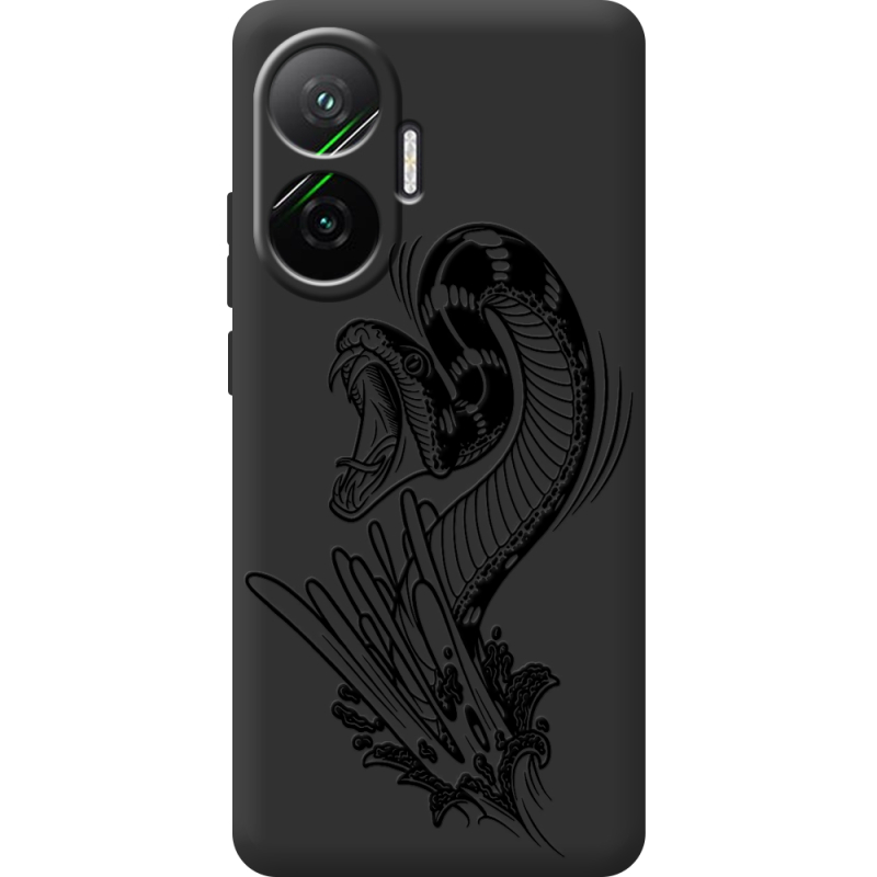 Чорний чохол BoxFace Poco F7 Snake