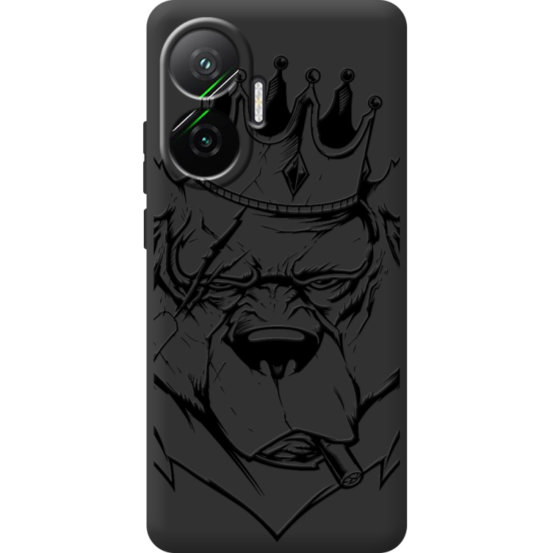 Чорний чохол BoxFace Poco F7 Bear King