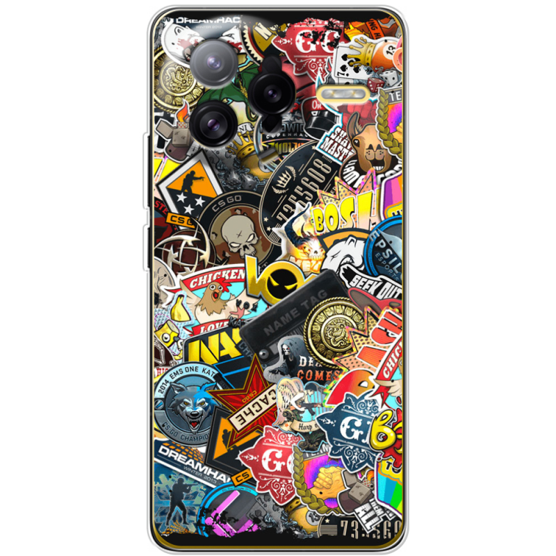 Чохол BoxFace Poco F7 Ultra CS:Go Stickerbombing