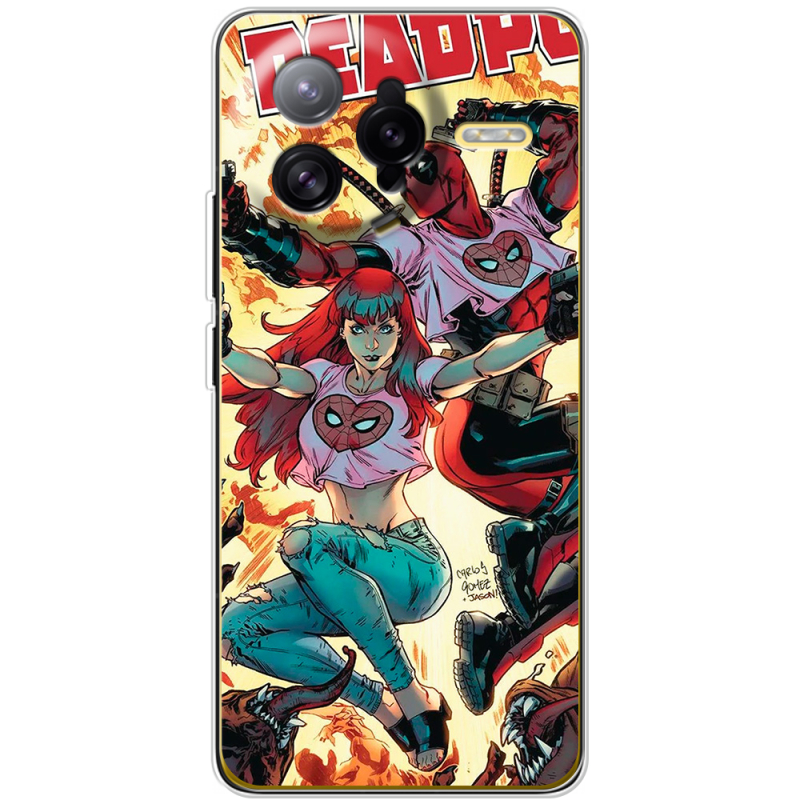 Чохол BoxFace Poco F7 Ultra Deadpool and Mary Jane