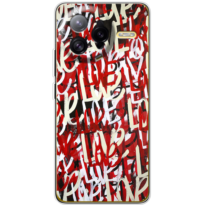 Чохол BoxFace Poco F7 Ultra Love Graffiti