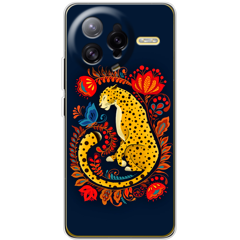 Чохол BoxFace Poco F7 Ultra Petrykivka Leopard