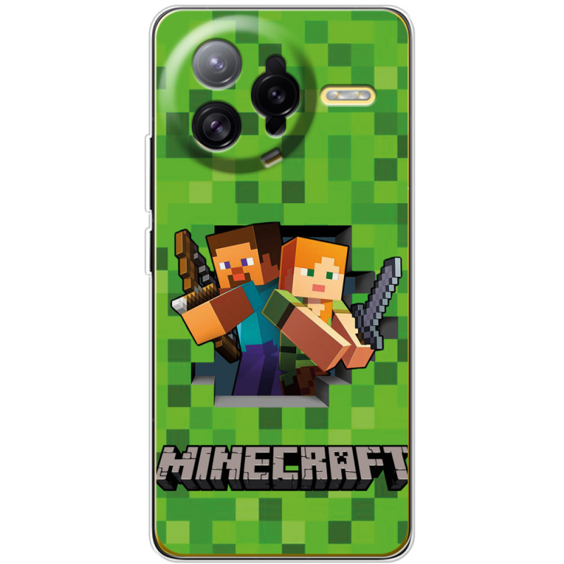 Чохол BoxFace Poco F7 Ultra Майнкрафт Стів і Алекс
