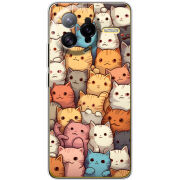 Чохол BoxFace Poco F7 Ultra Котики муркотики