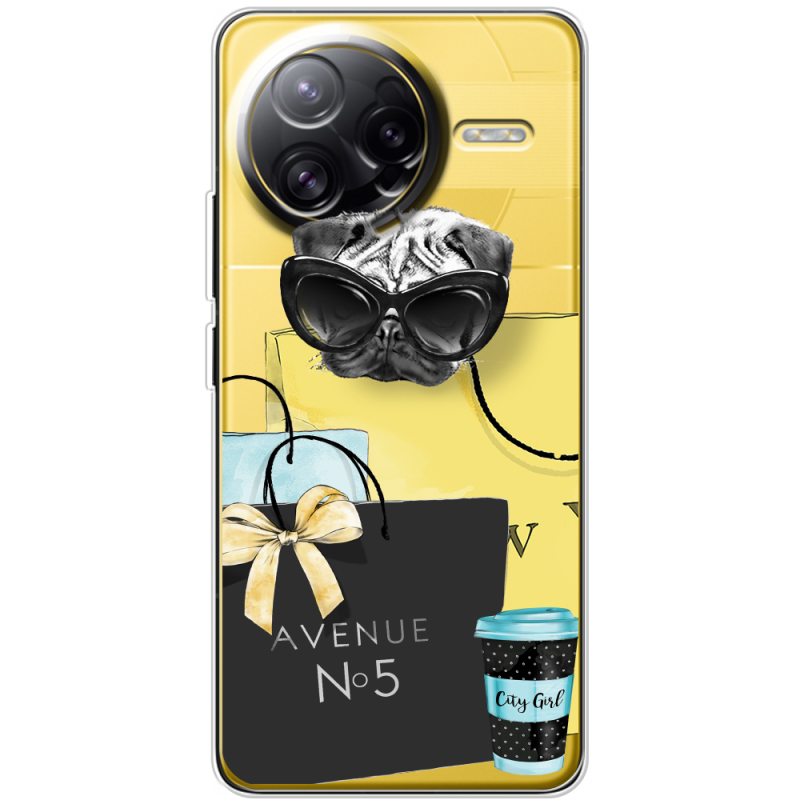 Прозорий чохол BoxFace Poco F7 Ultra Fashion Pug