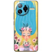 Прозорий чохол BoxFace Poco F7 Ultra Blue Hair