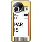 Прозорий чохол BoxFace Poco F7 Ultra Ticket Paris