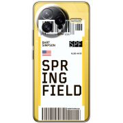 Прозорий чохол BoxFace Poco F7 Ultra Ticket Springfield