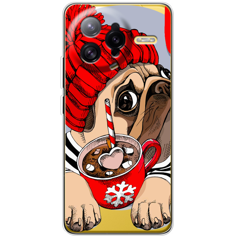 Прозорий чохол BoxFace Poco F7 Ultra Winter Puggy