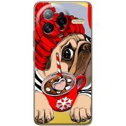 Прозорий чохол BoxFace Poco F7 Ultra Winter Puggy