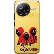 Прозорий чохол BoxFace Poco F7 Ultra siquid game люди в красном