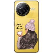 Прозорий чохол BoxFace Poco F7 Ultra love is in the air