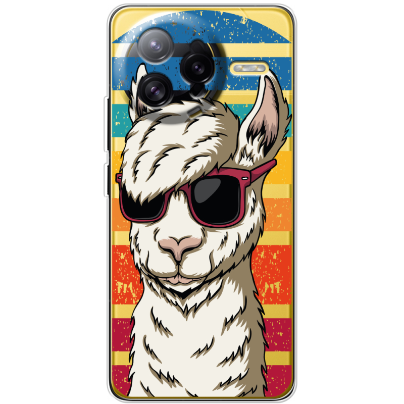 Прозорий чохол BoxFace Poco F7 Ultra Стильна Лама