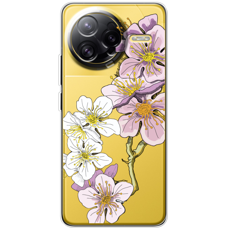 Прозорий чохол BoxFace Poco F7 Ultra Cherry Blossom