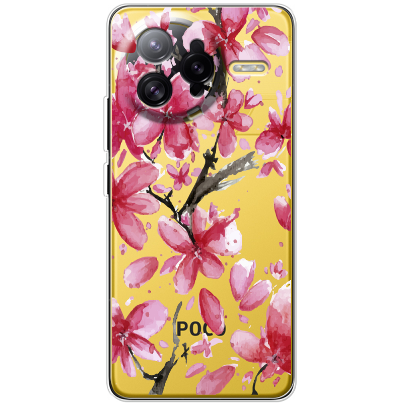 Прозорий чохол BoxFace Poco F7 Ultra Pink Magnolia